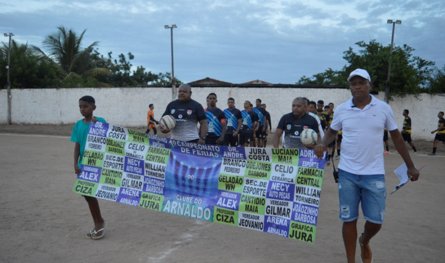 Campeonato de Férias no Clube do Arnaldo em Filadélfia tem abertura emocionante.